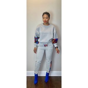 Multicolored Camo prints jogger set